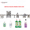 Multi Head Filling And Capping Machine For Hand Sanitizer Dishwashing Liquid Detergent Servo Driven Piston Filler 