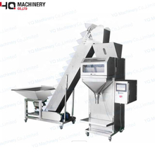 Linear Net Weigh Filler For Granule Vibratory Filling Weighing Packing Equipment With Feeder